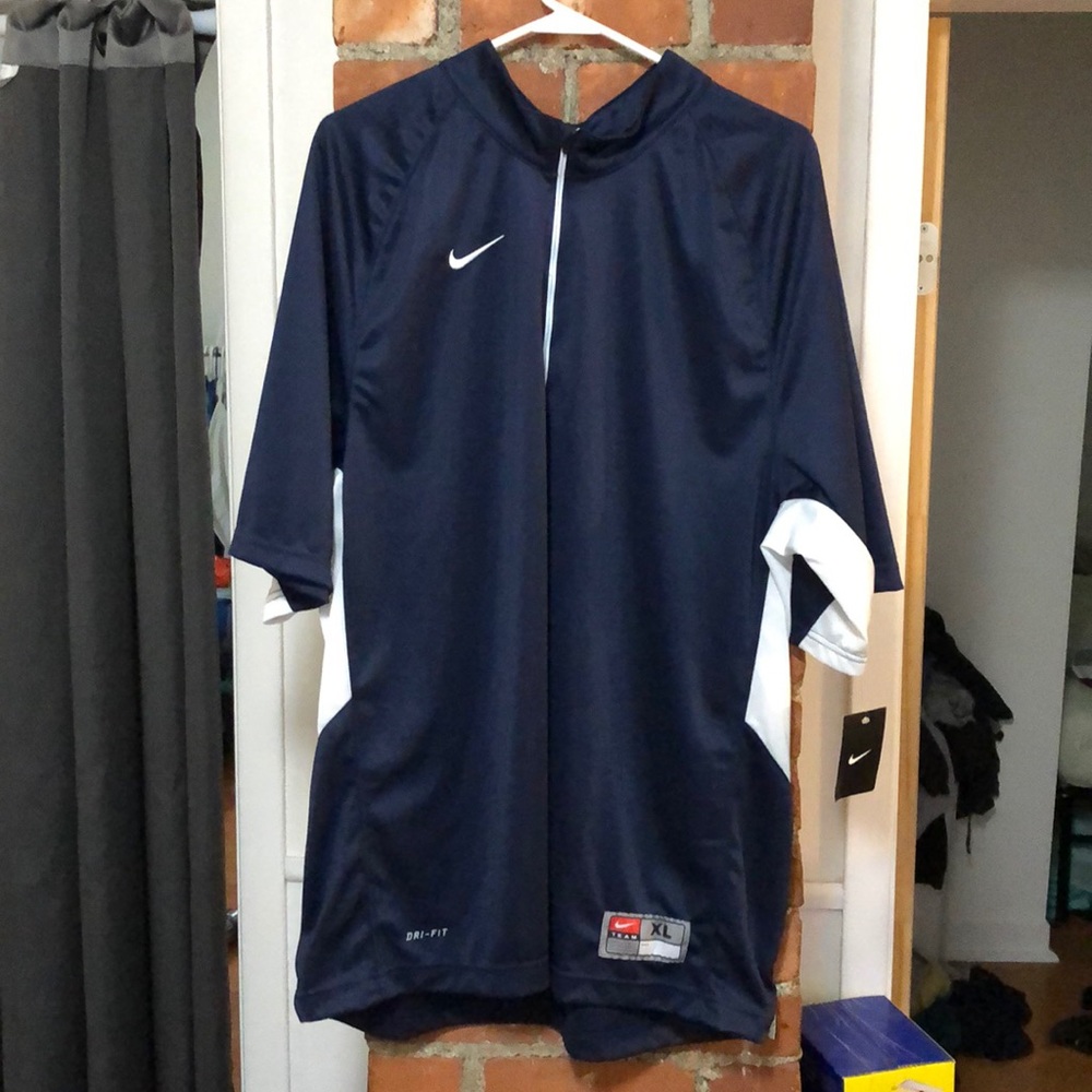 Nike dri fit warmup quarter zip pullover